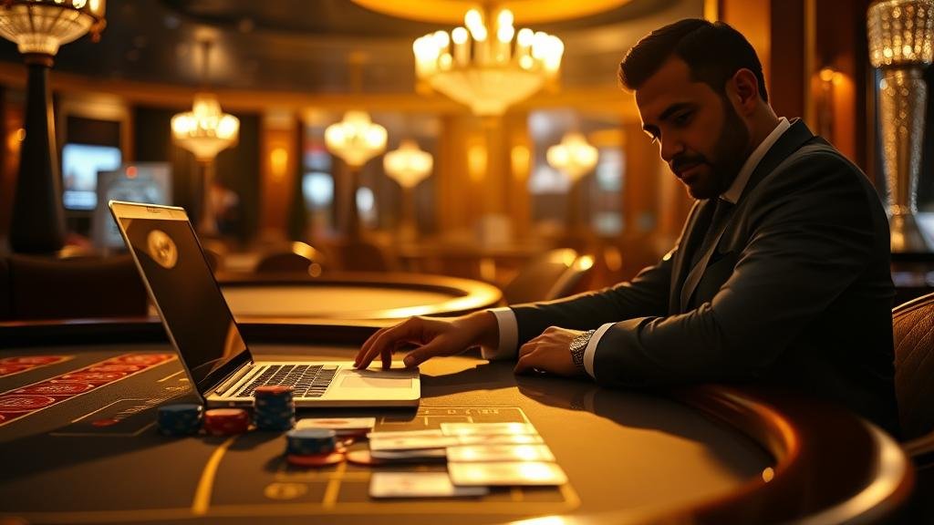 การเลือกห้องบาคาร่าบน iPad