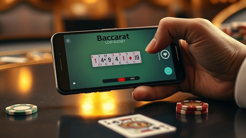 คู่มือเล่นบาคาร่าทุนน้อย: เทคนิคฉบับมือใหม่ เข้าใจง่ายทุกอุปกรณ์