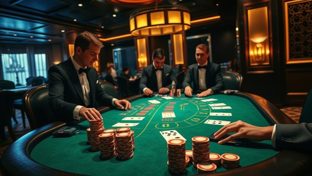 ตัวอย่างเค้าไพ่บาคาร่า