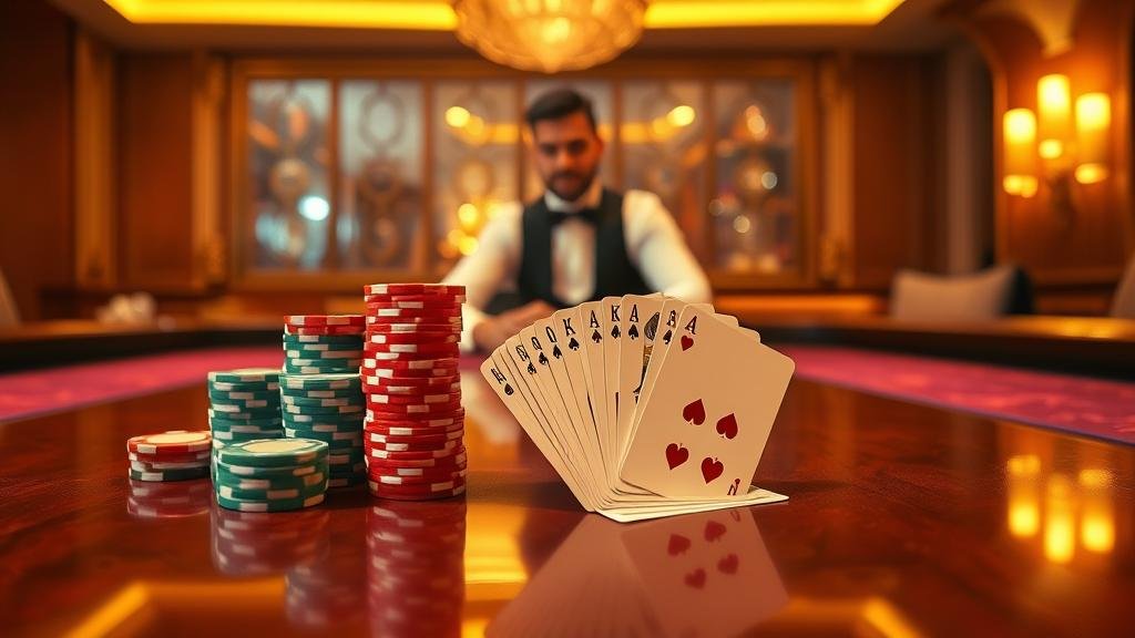 ดีลเลอร์สาวสวยแจกไพ่บาคาร่า BG