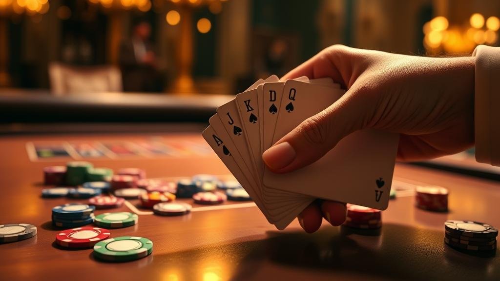 ตารางแสดงเค้าไพ่บาคาร่าแบบดิจิทัล