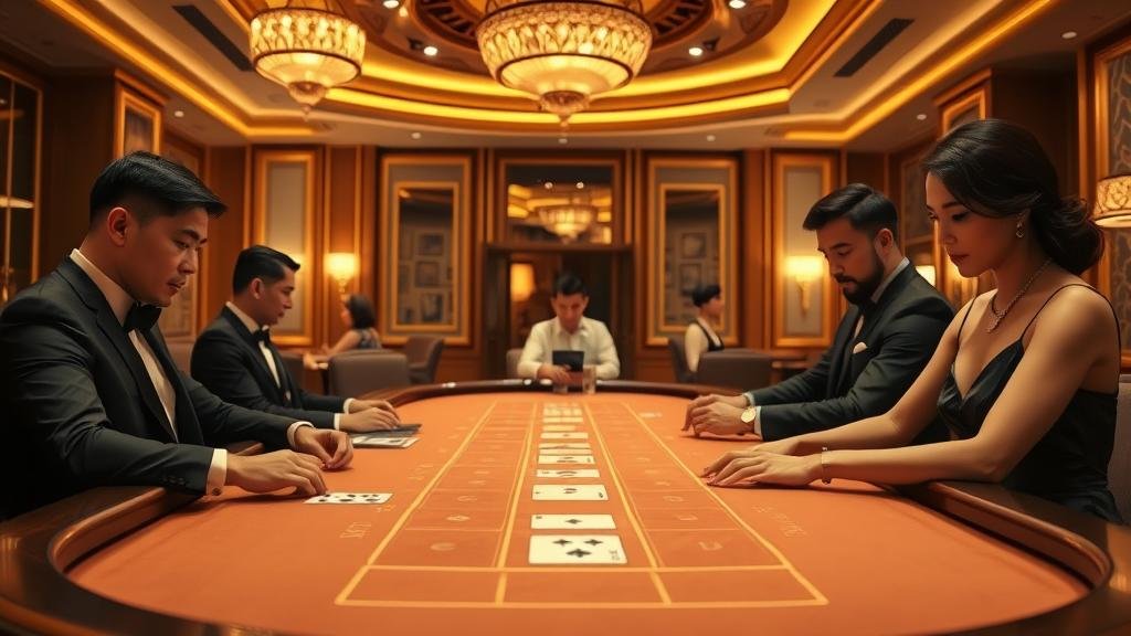 การแจกไพ่บาคาร่าสด