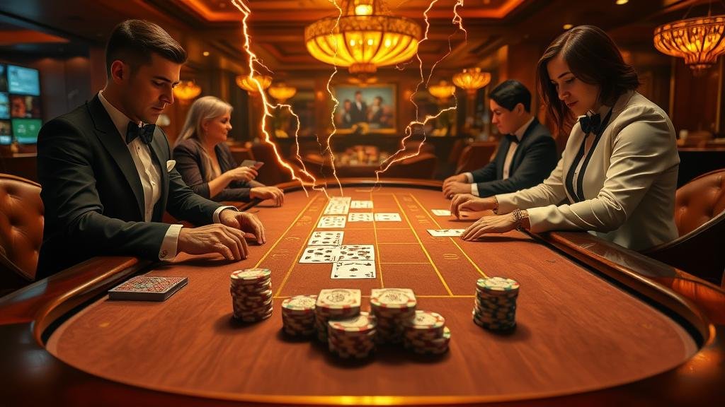 อินเทอร์เฟซเกมบาคาร่าสายฟ้า Pragmatic Live