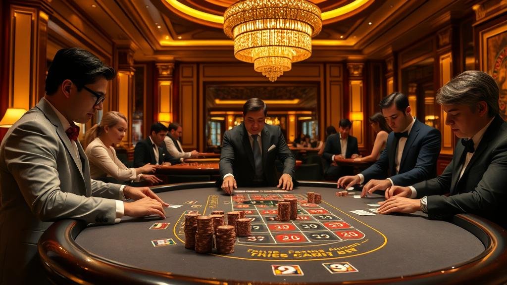 ฉลองชัยชนะในเกมบาคาร่าสด