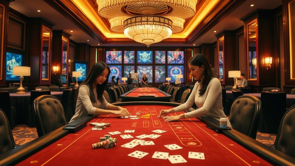 ตารางแสดงเค้าไพ่บาคาร่าต่างๆ เช่น ถนนตาโต ถนนไม้ขีด