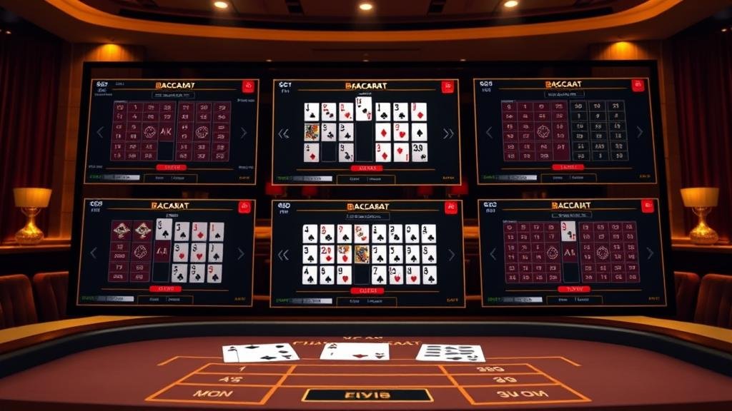 ดีลเลอร์กำลังแจกไพ่บาคาร่าสดจากค่าย AG