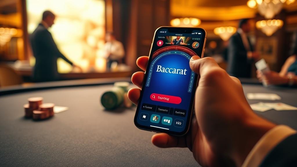 เลือกห้องบาคาร่าบน iPhone และ iPad