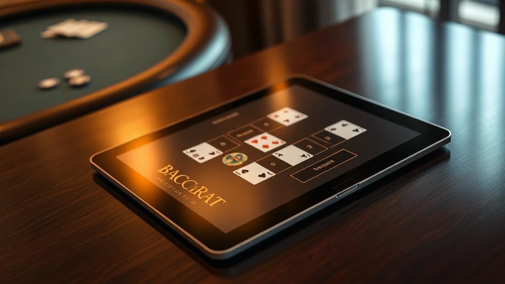 การเล่นบาคาร่าบนมือถือและแท็บเล็ต