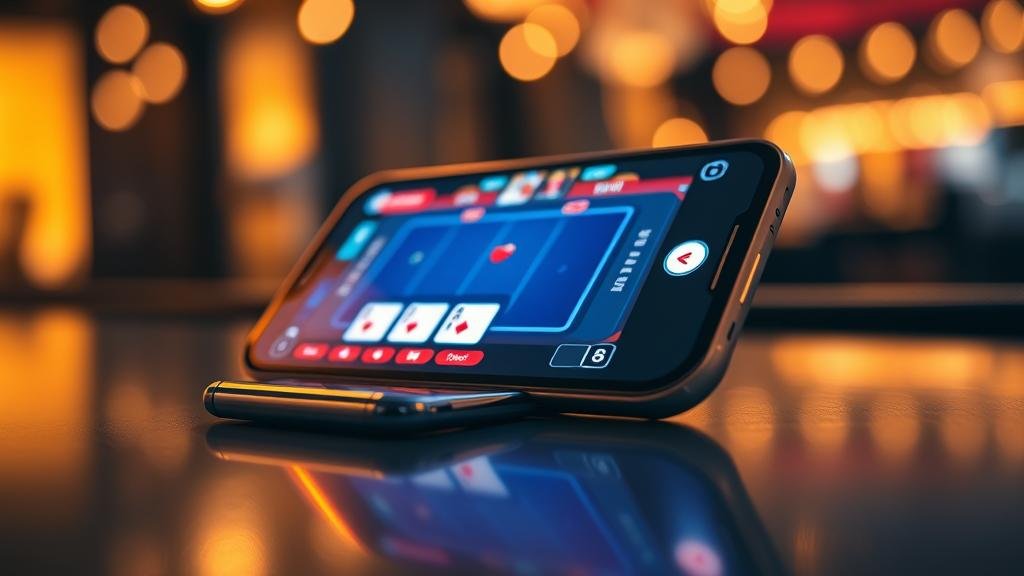 หน้าจอคอมพิวเตอร์แสดงเกมบาคาร่า