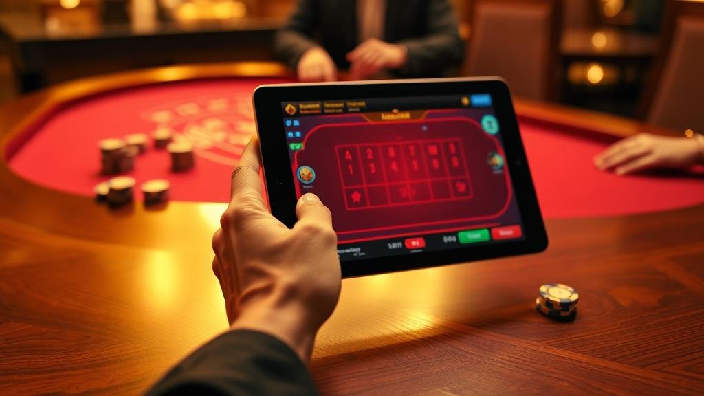 การบันทึกผลและวิเคราะห์บาคาร่าบนแท็บเล็ต