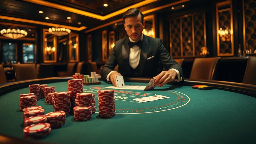 โต๊ะบาคาร่าสุดหรูในคาสิโนเอเชีย