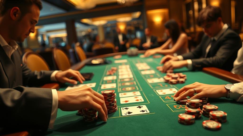 ตารางแสดงเค้าไพ่บาคาร่า