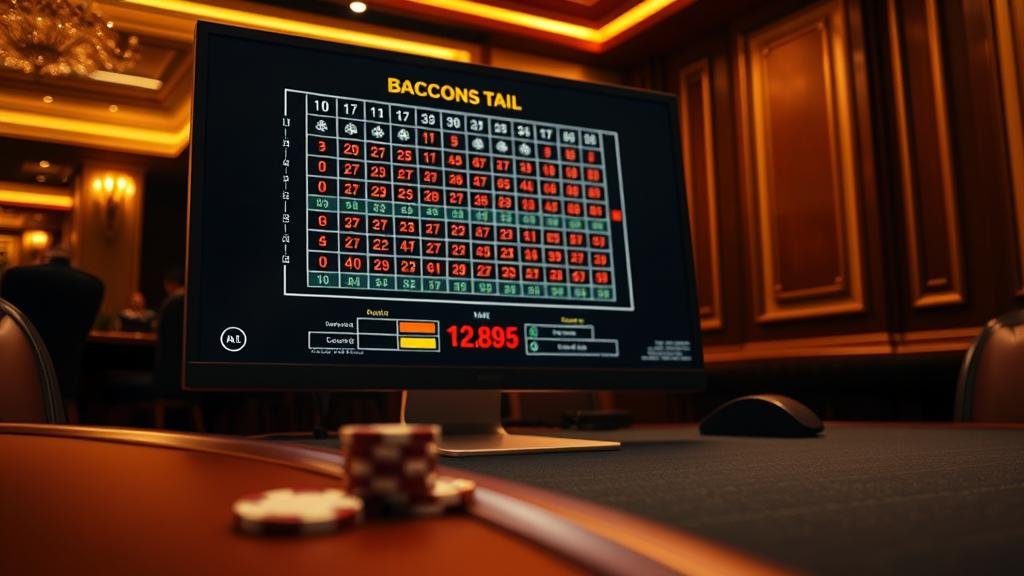 หน้าจอโทรศัพท์มือถือแสดงห้องบาคาร่าULTRA สำหรับมือใหม่