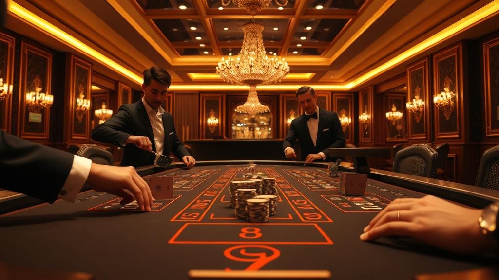 ดีลเลอร์สาวสวยในห้องบาคาร่า Evolution VIP