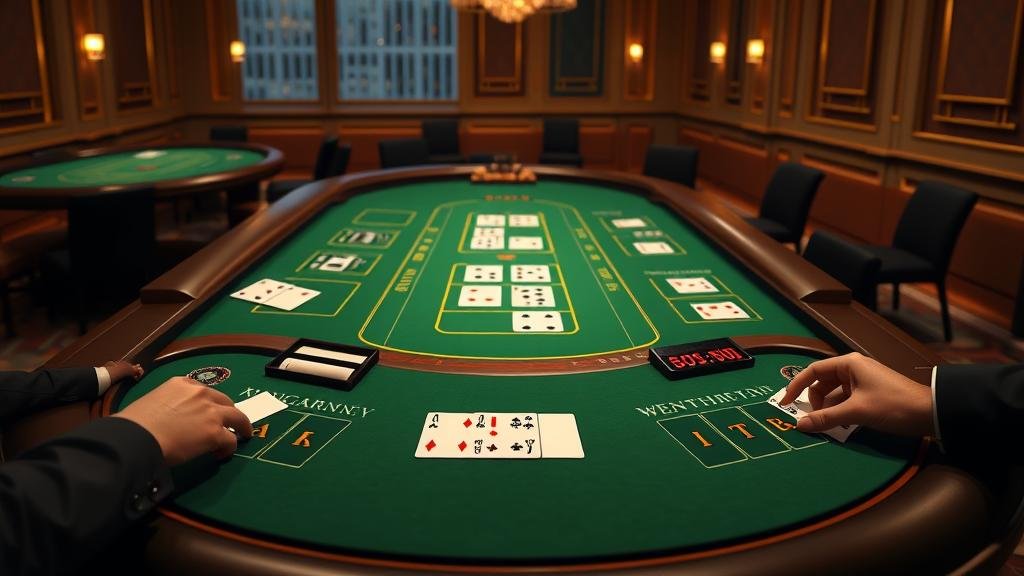 ตัวอย่างเค้าไพ่บาคาร่าที่นิยม