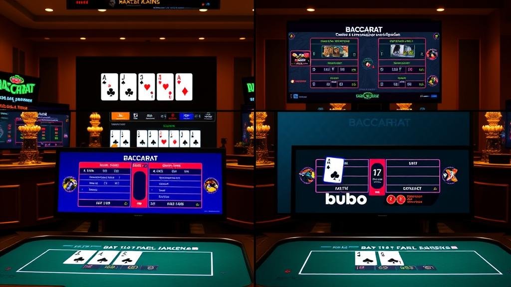 ตารางอัตราจ่ายบาคาร่าจากค่ายต่างๆ