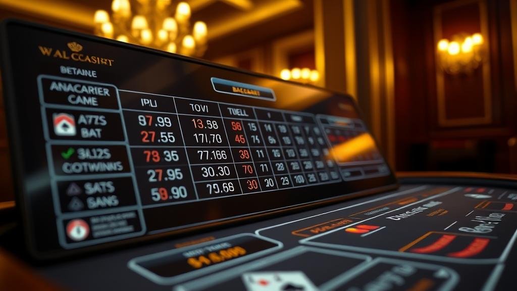 กลยุทธ์การเดินเงินแบบแฟลตเบทในบาคาร่า