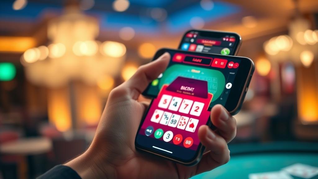 การเลือกห้องบาคาร่าบนมือถือ