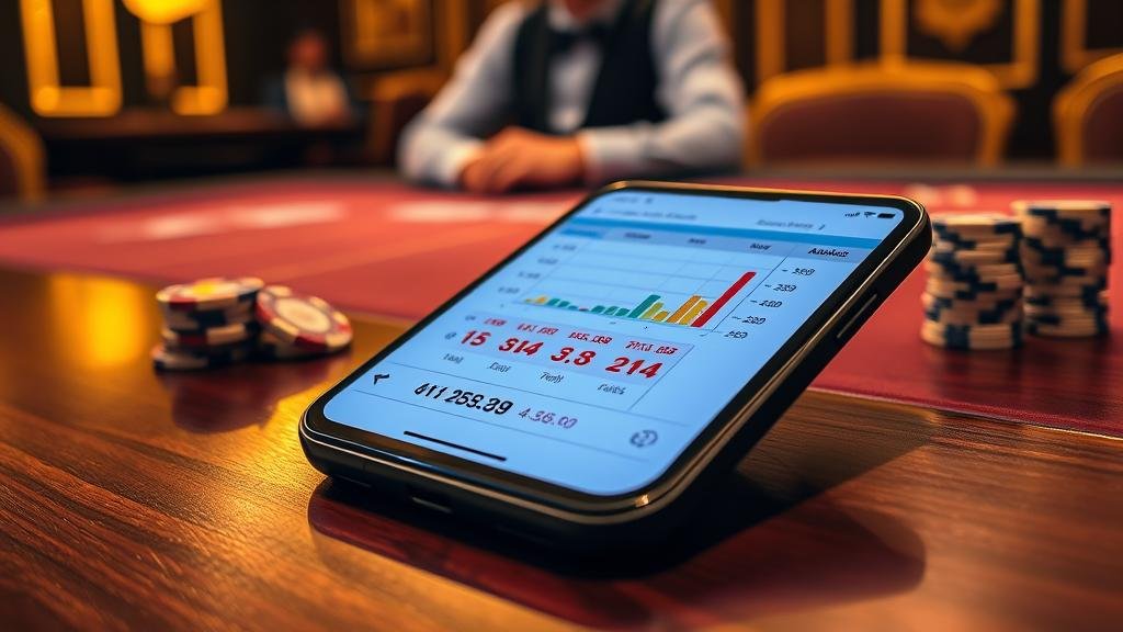 วิเคราะห์สถิติบาคาร่าบนแท็บเล็ต Android
