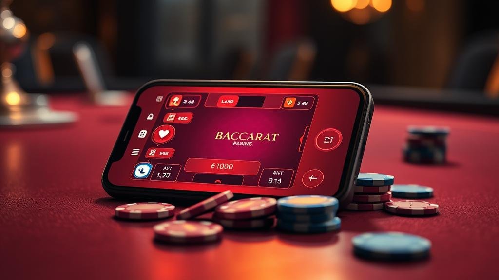 การบันทึกผลบาคาร่าบนแท็บเล็ต