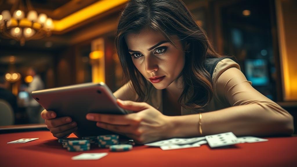 อินเทอร์เฟซเกมบาคาร่าบนมือถือ