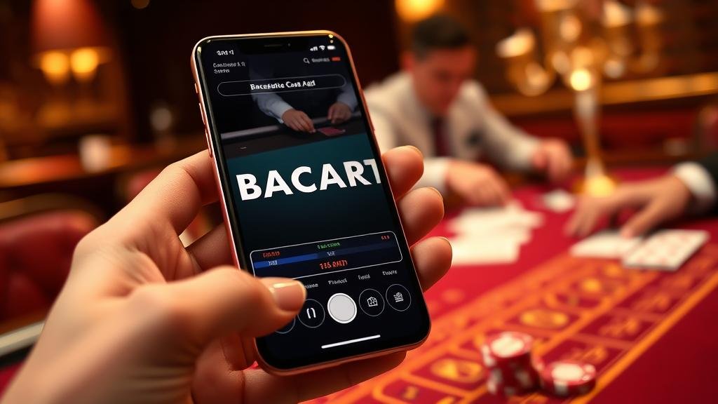 อินโฟกราฟิกกลยุทธ์การเดิมพันบาคาร่าบนมือถือ