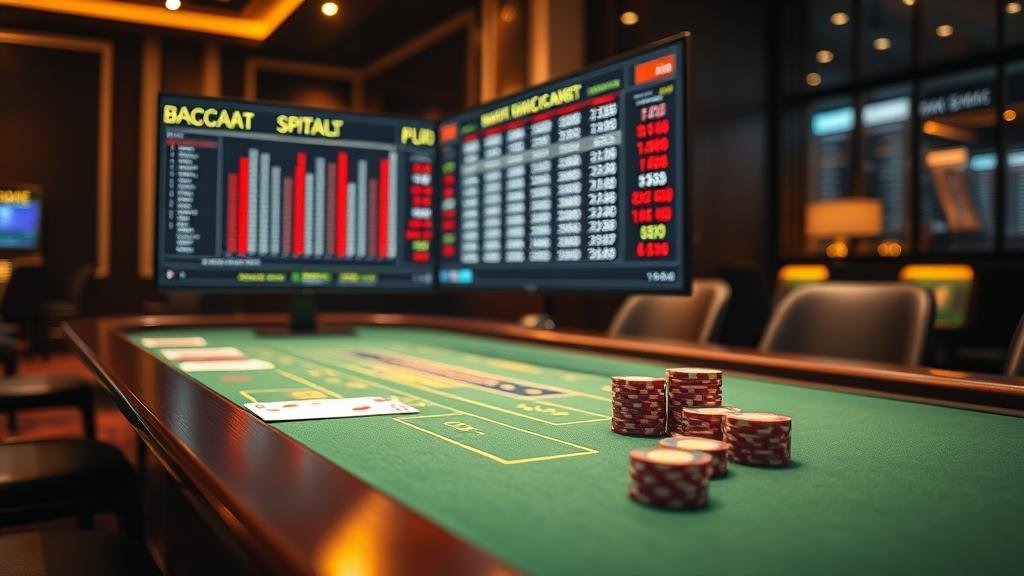 ตารางสถิติบาคาร่าหลากหลายรูปแบบบนเดสก์ท็อป