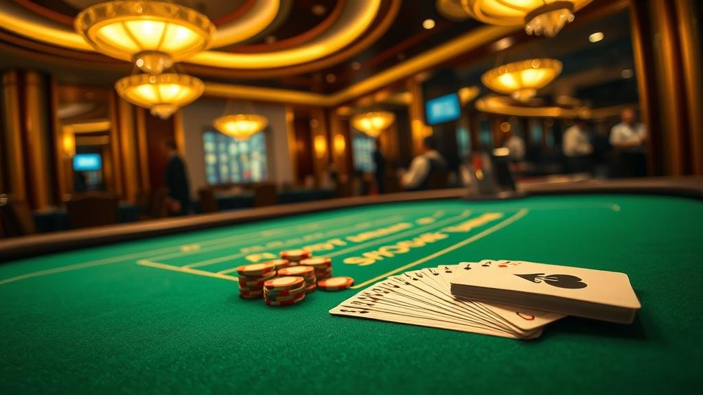 นักพนันกำลังวิเคราะห์เค้าไพ่บาคาร่าบนมือถือ