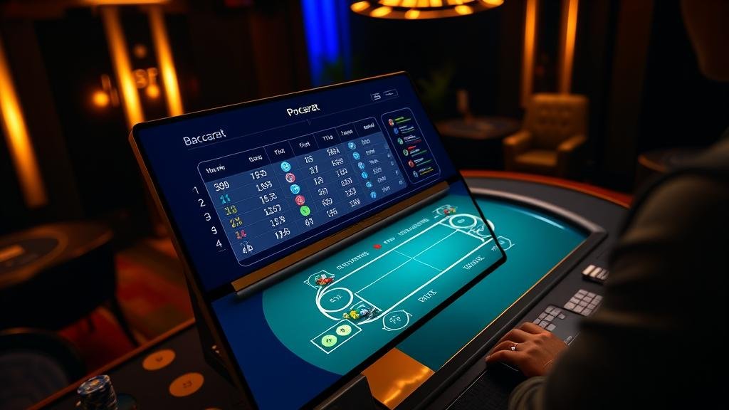 ตัวอย่างเค้าไพ่บาคาร่า: ถนนไม้ขีดและปิงปองยาว