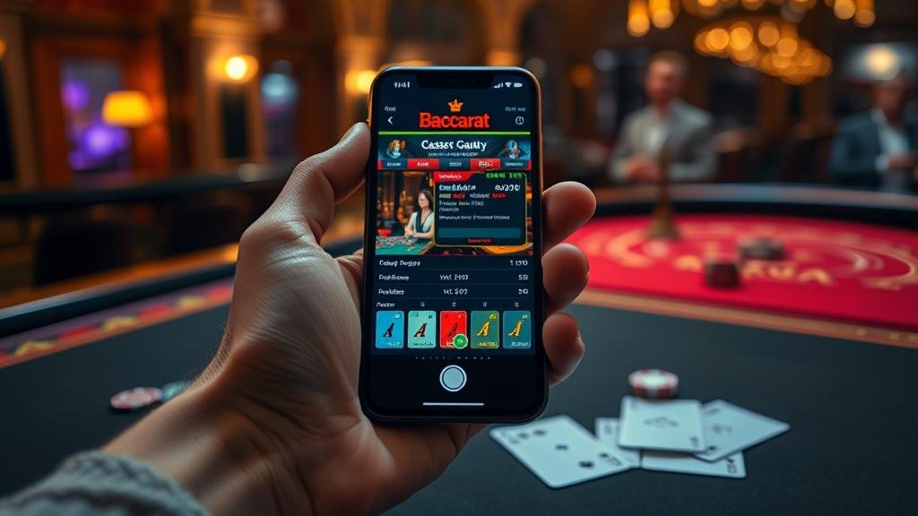 การวิเคราะห์สถิติบาคาร่า Playtech บนแท็บเล็ต