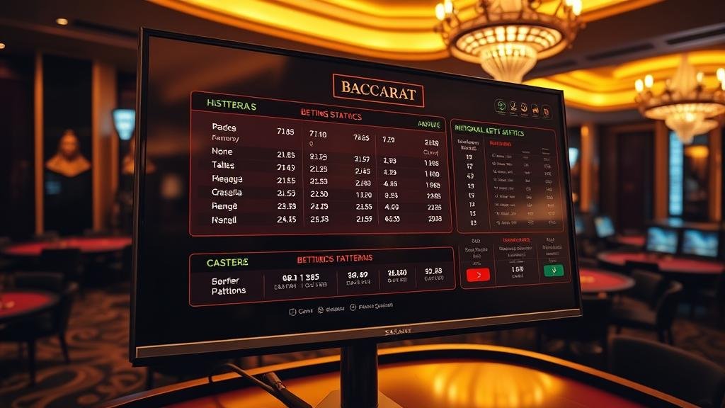 หน้าจอเกมบาคาร่า LuckyStreak ที่ทันสมัย