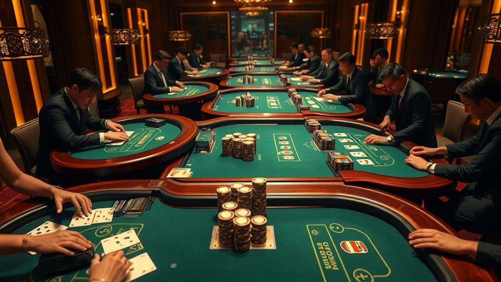 เปิดคัมภีร์บาคาร่า: สูตรเช็คอัตราจ่ายและเทคนิคอ่านเค้าไพ่สด Multi-table ฉบับอ...