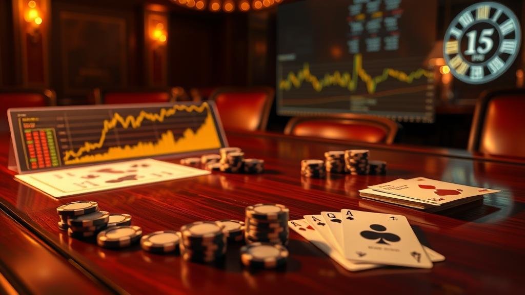 ภาพแสดงความตื่นเต้นของเกมคาสิโนออนไลน์