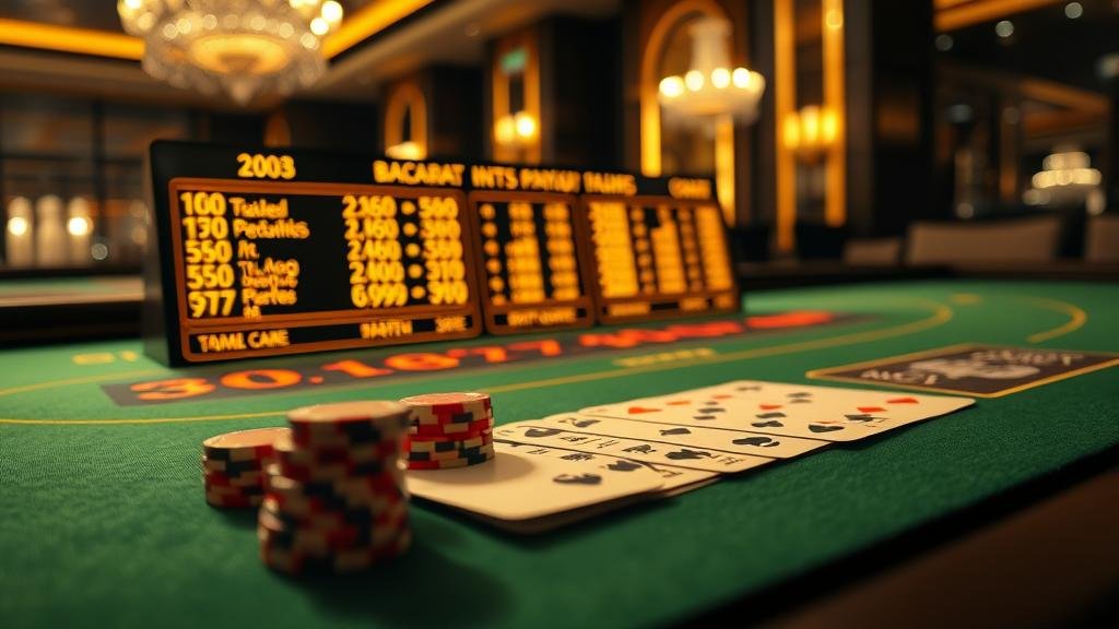 เจาะลึกสถิติ บาคาร่า: อัตราจ่าย, สูตรสามตัด, และการอ่านเค้าไพ่เพื่อกำไรยั่งยืน
