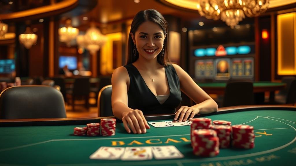 เกมบาคาร่าสด AG พร้อมโต๊ะพิเศษและสถิติ