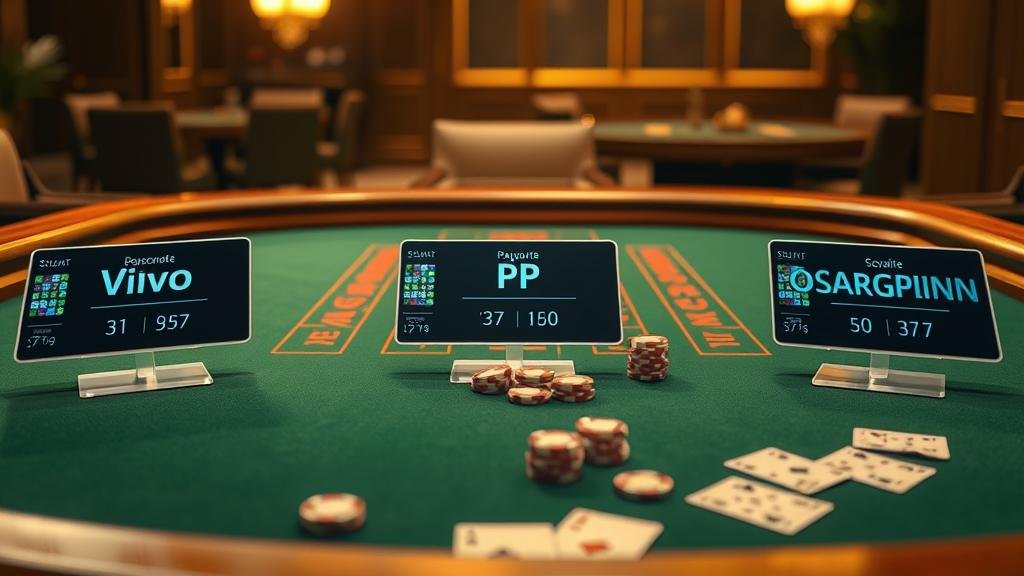 บาคาร่าเว็บตรง: สูตรเด็ดวิเคราะห์อัตราจ่าย Vivo, PP, OscarGrind พร้อมเทคนิคคุมงบ