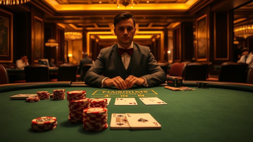 โต๊ะบาคาร่าพร้อมดีลเลอร์