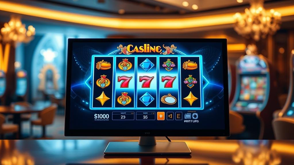 สัญลักษณ์เกมสล็อตและเส้นจ่ายเงิน