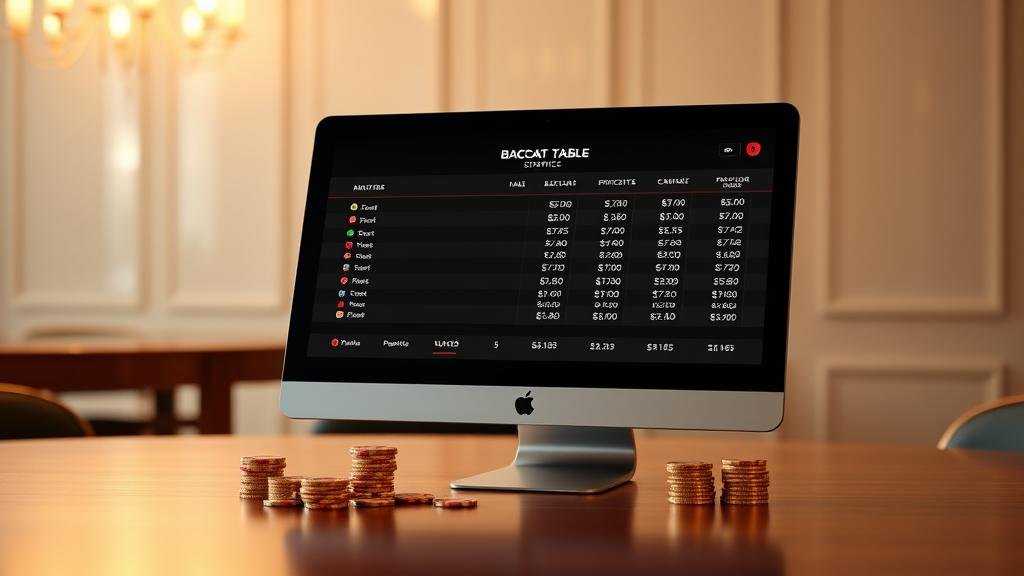 การวิเคราะห์รูปแบบบาคาร่าบน iPad