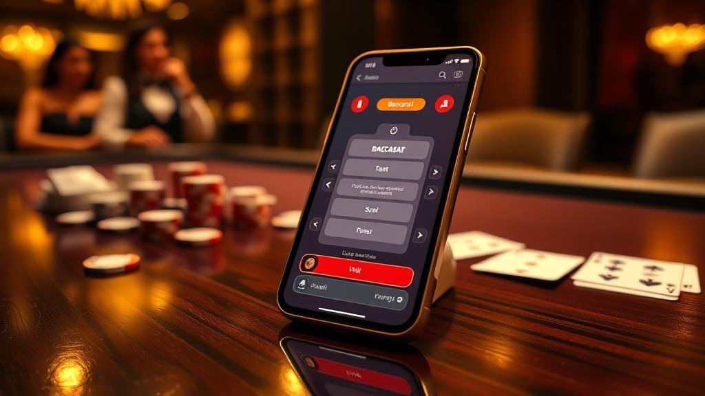 กลยุทธ์การเดินเงินและตั้งเป้าบาคาร่าบนแท็บเล็ต