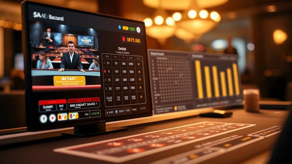 กราฟแสดงเป้าหมายกำไรรายวันสำหรับ บาคาร่า