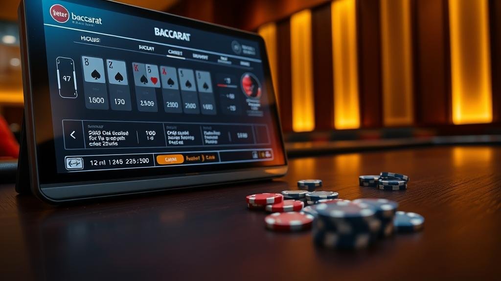 กราฟแท่งแสดงผลการเดินเงินบาคาร่า