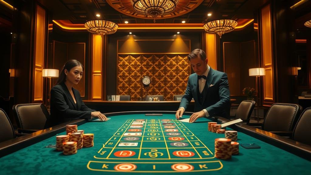 อินเทอร์เฟซเกมบาคาร่าออนไลน์ที่ทันสมัย