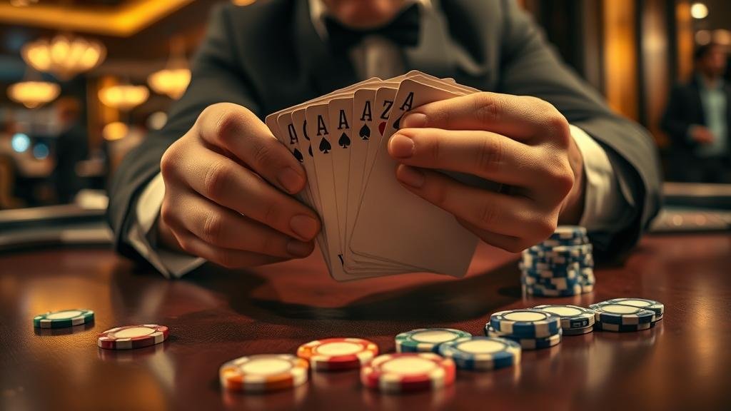 ตัวอย่างเค้าไพ่ถนนใหญ่ในบาคาร่า