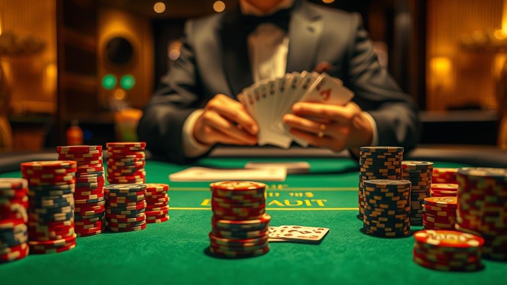 ผู้เล่นกำลังวิเคราะห์ห้องบาคาร่า