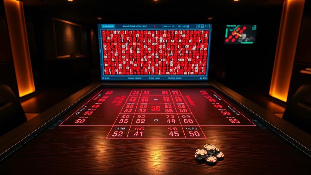 การวางเดิมพันบาคาร่าพร้อมแสดงอัตราจ่าย