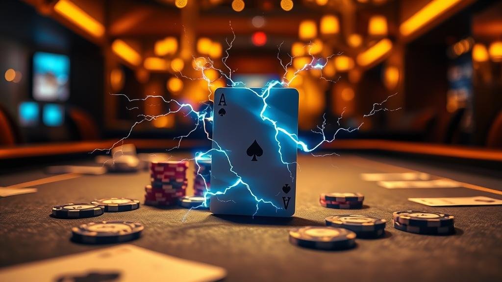 นักพนันกำลังพิจารณาไพ่บาคาร่า