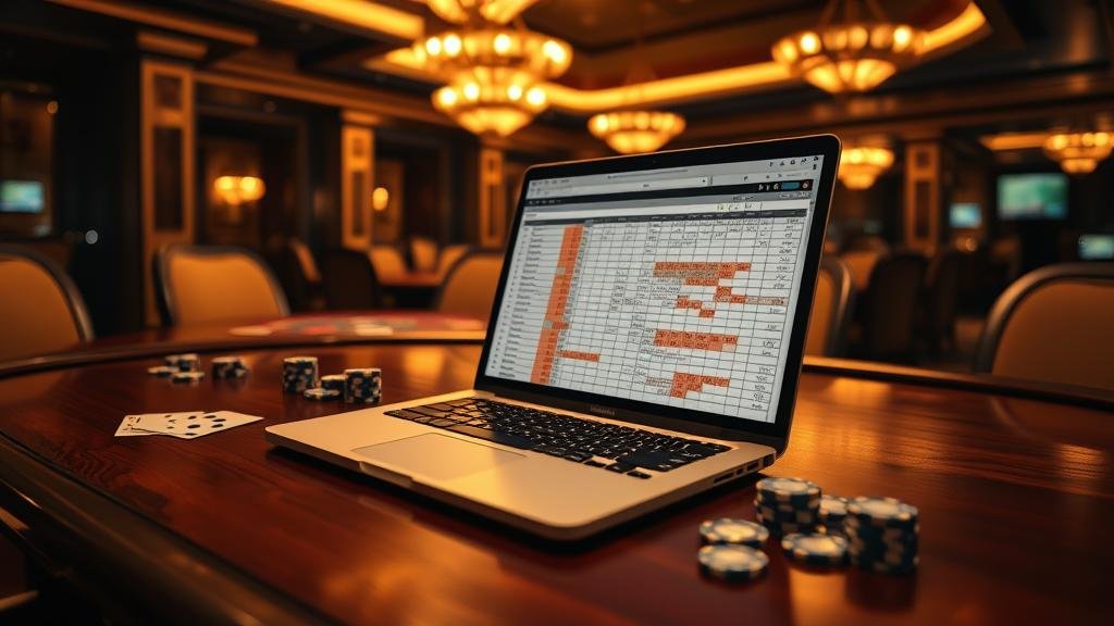 การตั้งเป้าหมายกำไรบาคาร่าบนแท็บเล็ต