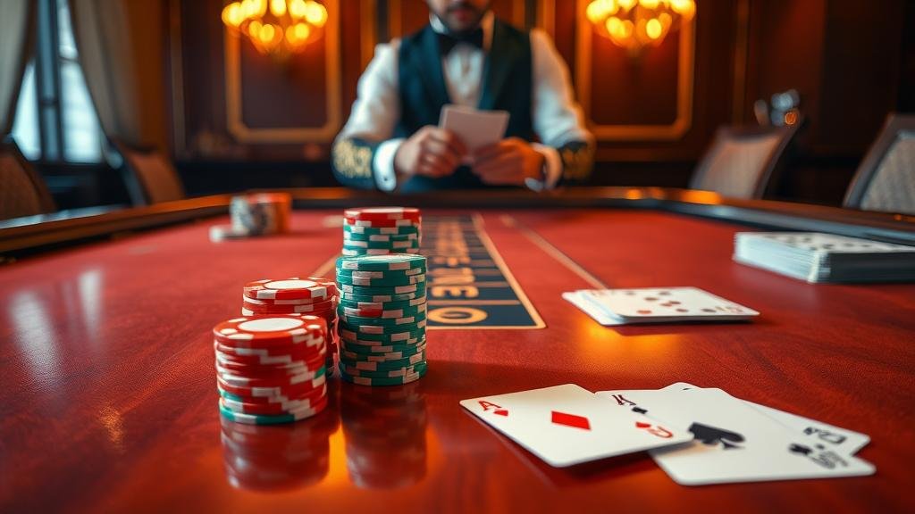 ภาพประกอบกลยุทธ์และเค้าไพ่บาคาร่า