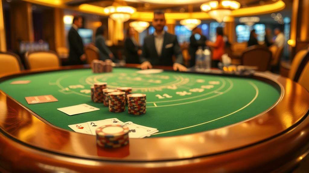 กราฟแสดงเปอร์เซ็นต์การออกไพ่บาคาร่า